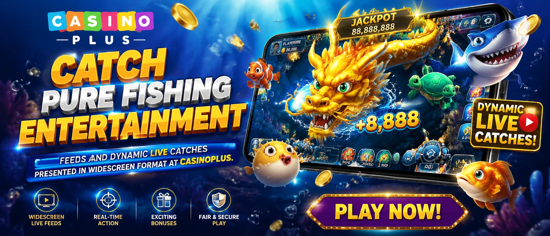 Contact Casino Plus Support | Get Help and Assistance 4 casinoplus fish banner 3