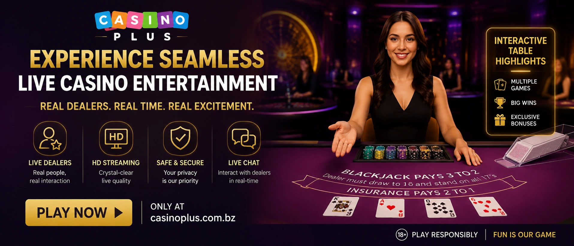 Contact Casino Plus Support | Get Help and Assistance 1 casinoplus livecasino banner 3
